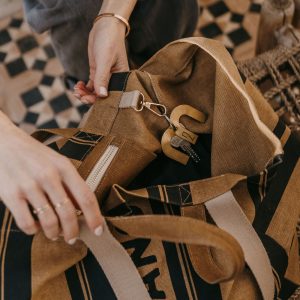 SAC CABAS LOVE GANG CAMEL – Image 3