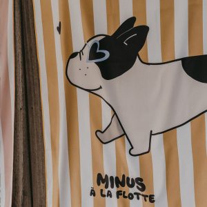 Alternative view of SERVIETTE DE PLAGE ENFANT MINUS BOULEDOGUE
