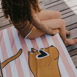 Alternative view of SERVIETTE DE PLAGE ENFANT MINUS CHAT