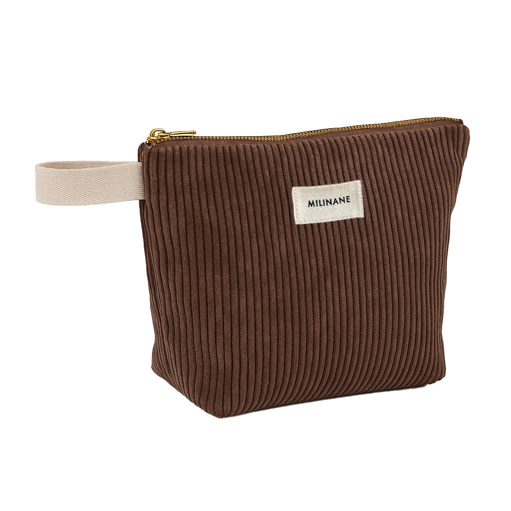 TROUSSE DE TOILETTE JEANNETTE - CHOCO