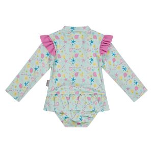 Maillot de bain manches longues coquillages Sterntaler