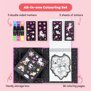 NEON COLOURING SET UNICORNS AND FRIENDS – Image 5