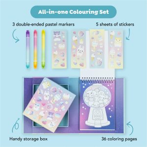 Alternative view of PASTEL COLOURING SET KAWAII CAFE