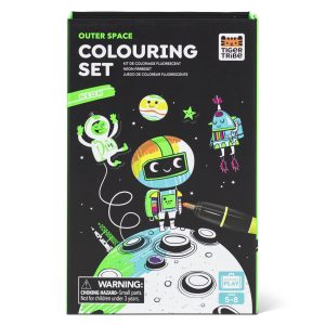 NEON COLOURING SET OUTER SPACE