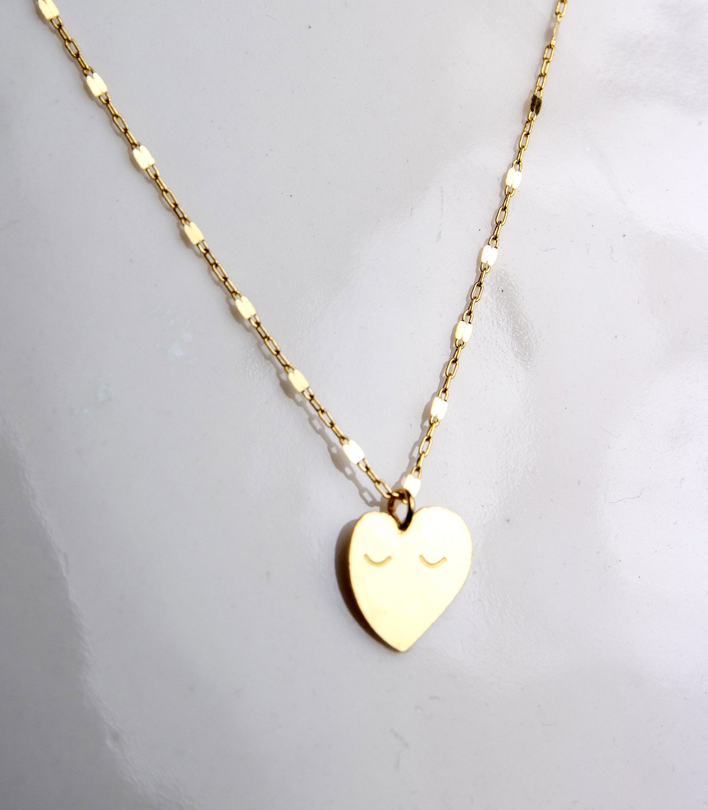 COLLIER CŒUR DORE
