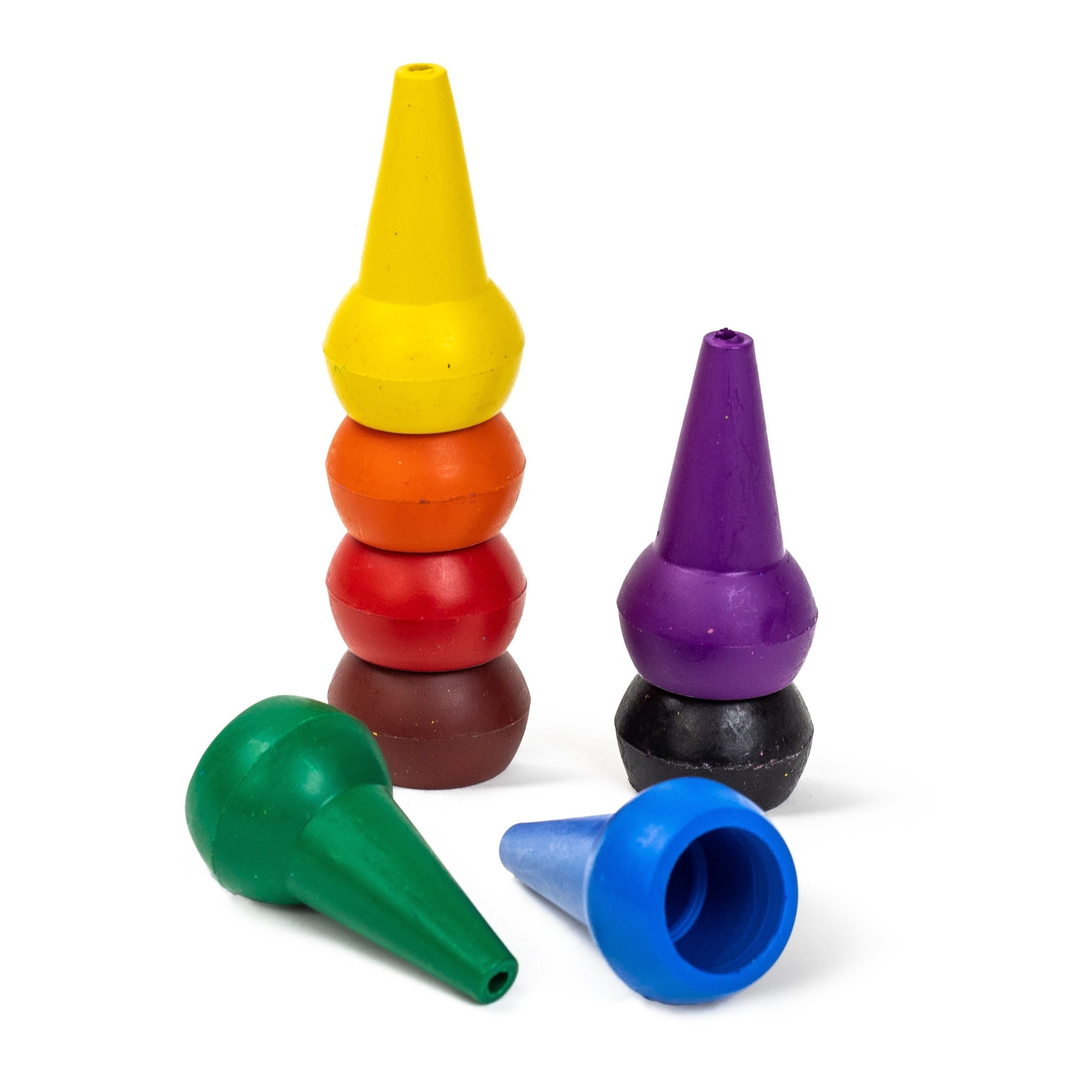 STACKABLE CRAYONS RETRO RAINBOW – Image 2