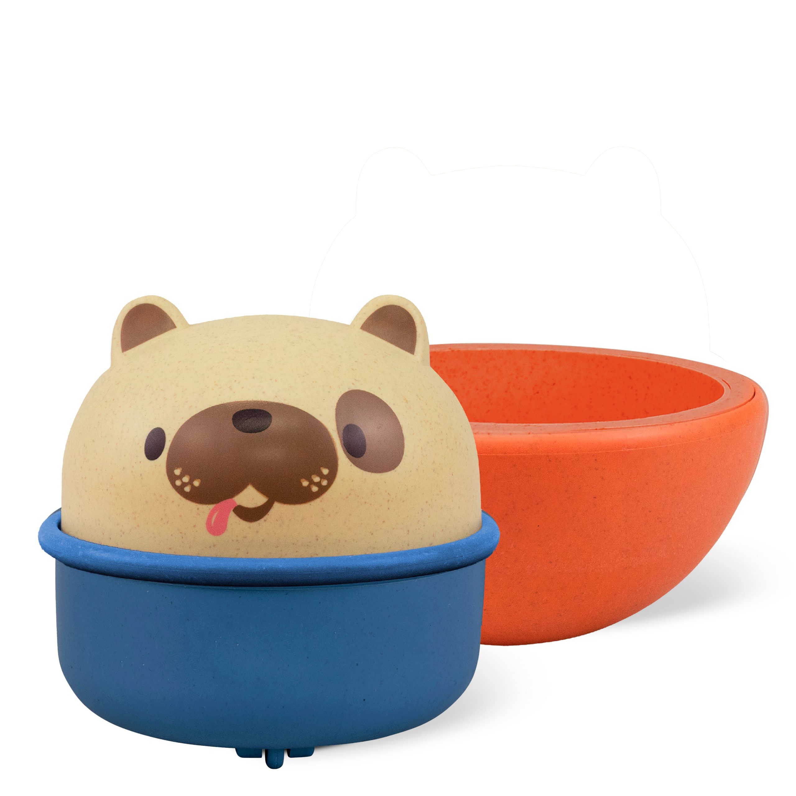 CULBUTO ET ANIMAL A ROULETTES CHIEN