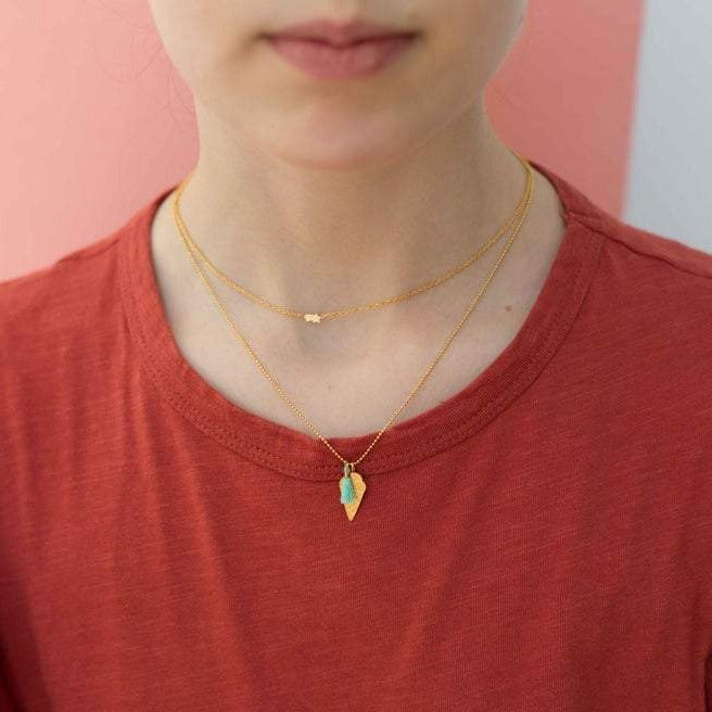 COLLIER COURT ENFANT COQUILLAGE – Image 2