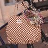 CABAS XXL DAMIER COEUR