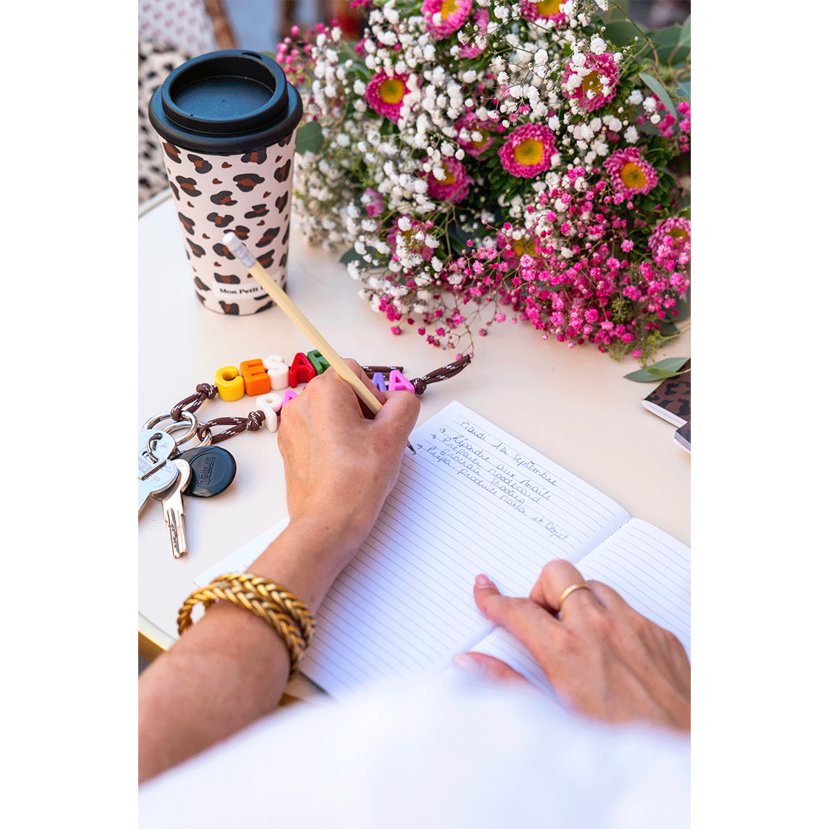 CARNET A5 LEOPARD COEUR – Image 3
