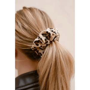Alternative view of CHOUCHOU GAZE DE COTON LEOPARD COEUR