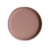 Assiette compartiments silicone Cloudy Mauve Mushie