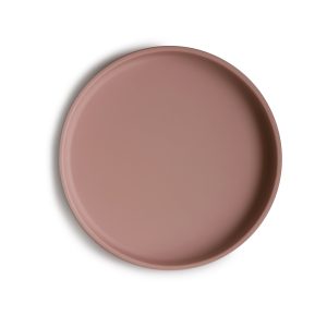 Assiette compartiments silicone Cloudy Mauve Mushie