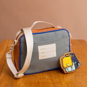 LUNCHBAG ENFANT ELSA TRICOLORE ROSE BLUSH – Image 4