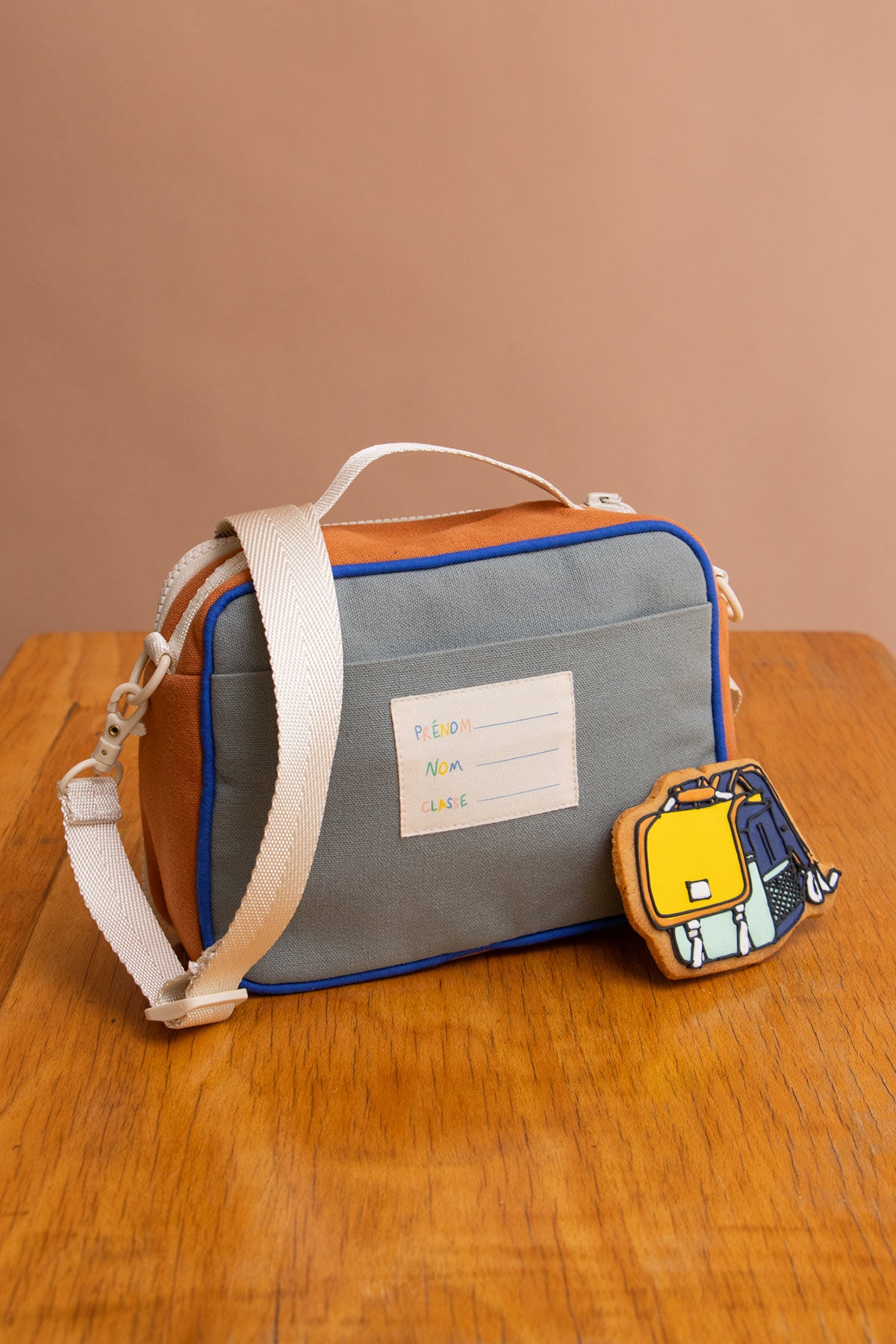 LUNCHBAG ENFANT ELSA TRICOLORE ROSE BLUSH – Image 4