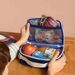 Alternative view of LUNCHBAG ENFANT ELSA TRICOLORE CARREAUX