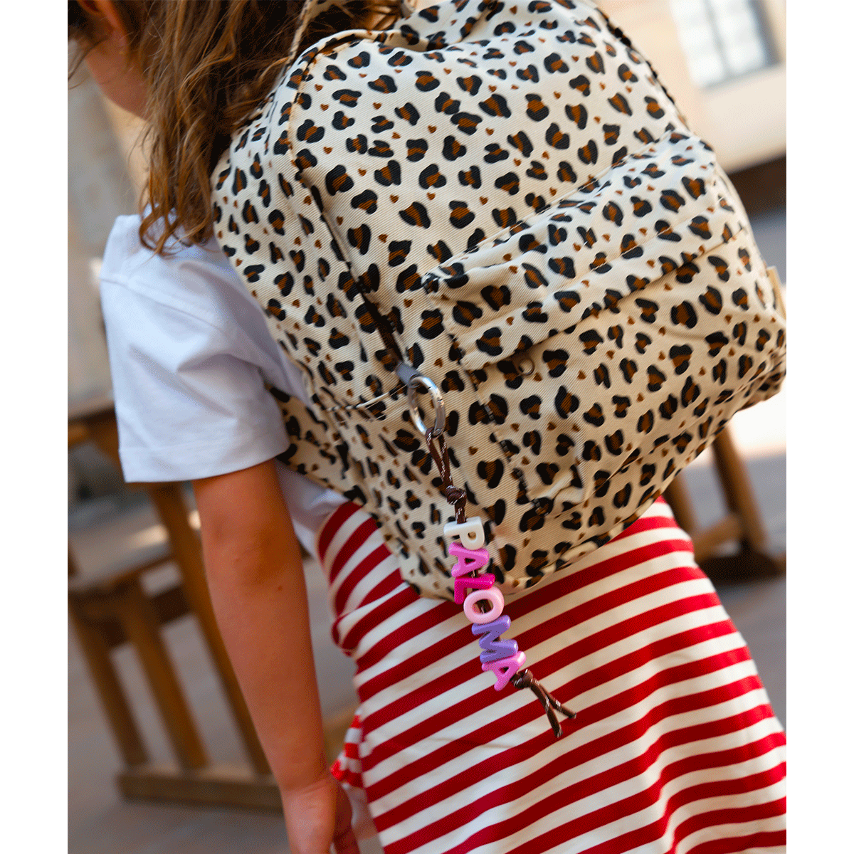 SAC A DOS LEOPARD COEUR – Image 2