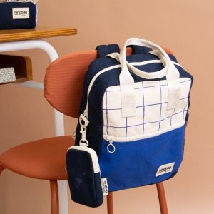SAC A DOS ARTHUR TRICOLORE CARREAUX – Image 3