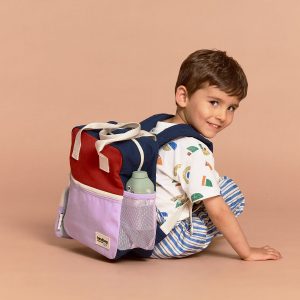 SAC A DOS ARTHUR TRICOLORE TERRACOTTA – Image 4