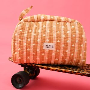 TROUSSE DE TOILETTE LOVE BEIGE