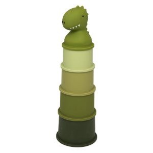 GOBELETS EMPILABLES 5 PIECES DINO