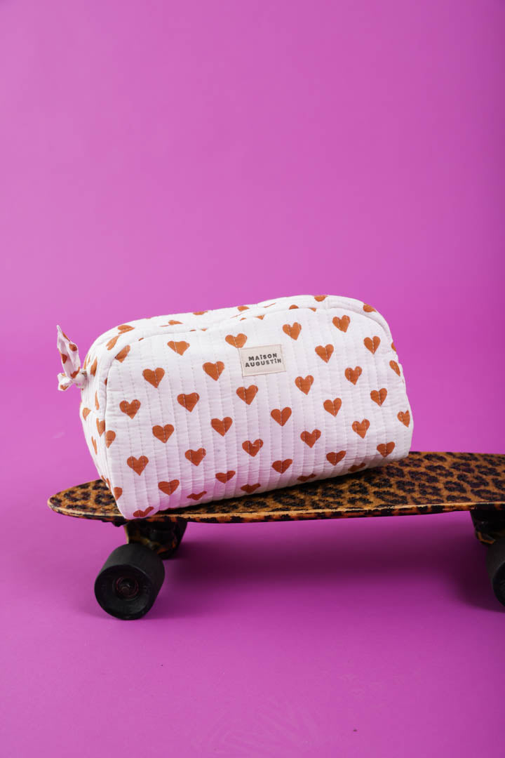 TROUSSE DE TOILETTE LOVE CANNELLE