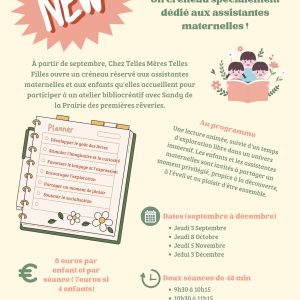 Alternative view of Biblio-créative  ASS MAT - 2026