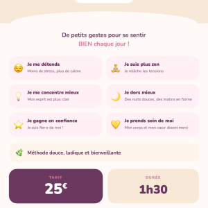 Auto Massage enfant - Pauline Bio-Etre