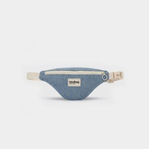 SAC BANANE AUGUSTIN DENIM BLEU
