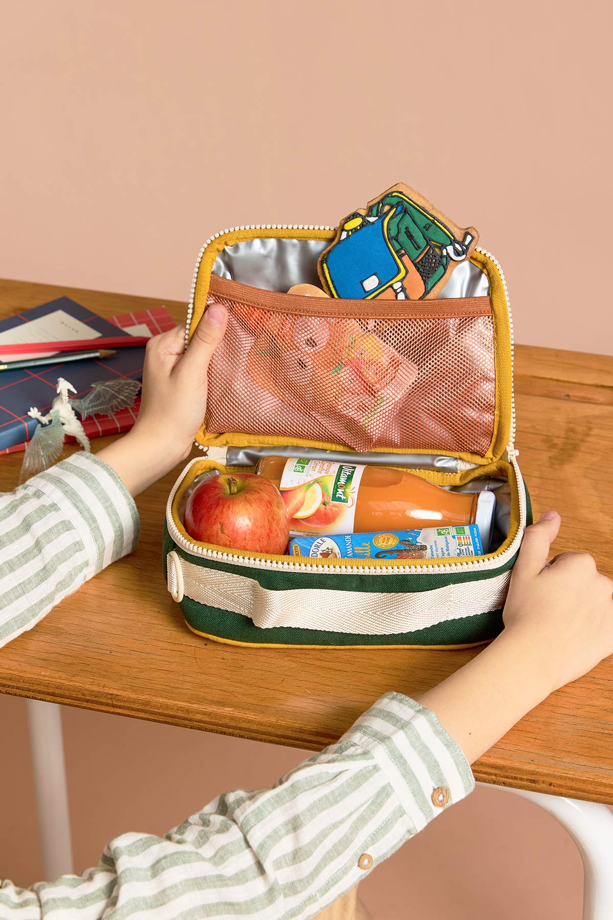 LUNCH BAG KIDS ELSA TRICOLORE BLEU ELECTRIQUE – Image 2
