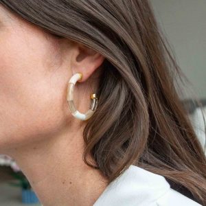 Boucle d'oreille Bola Neve - Parabaya