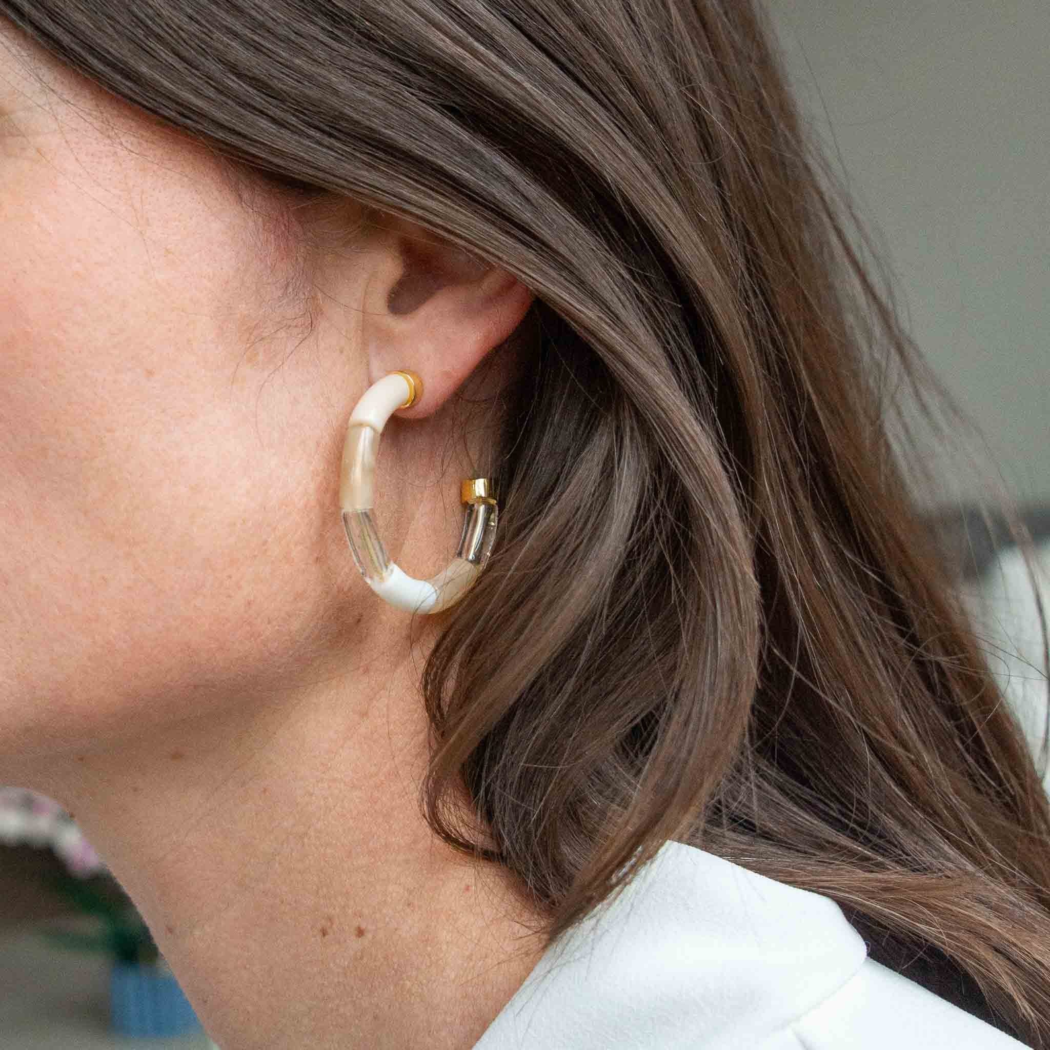 Boucle d'oreille Bola Neve - Parabaya