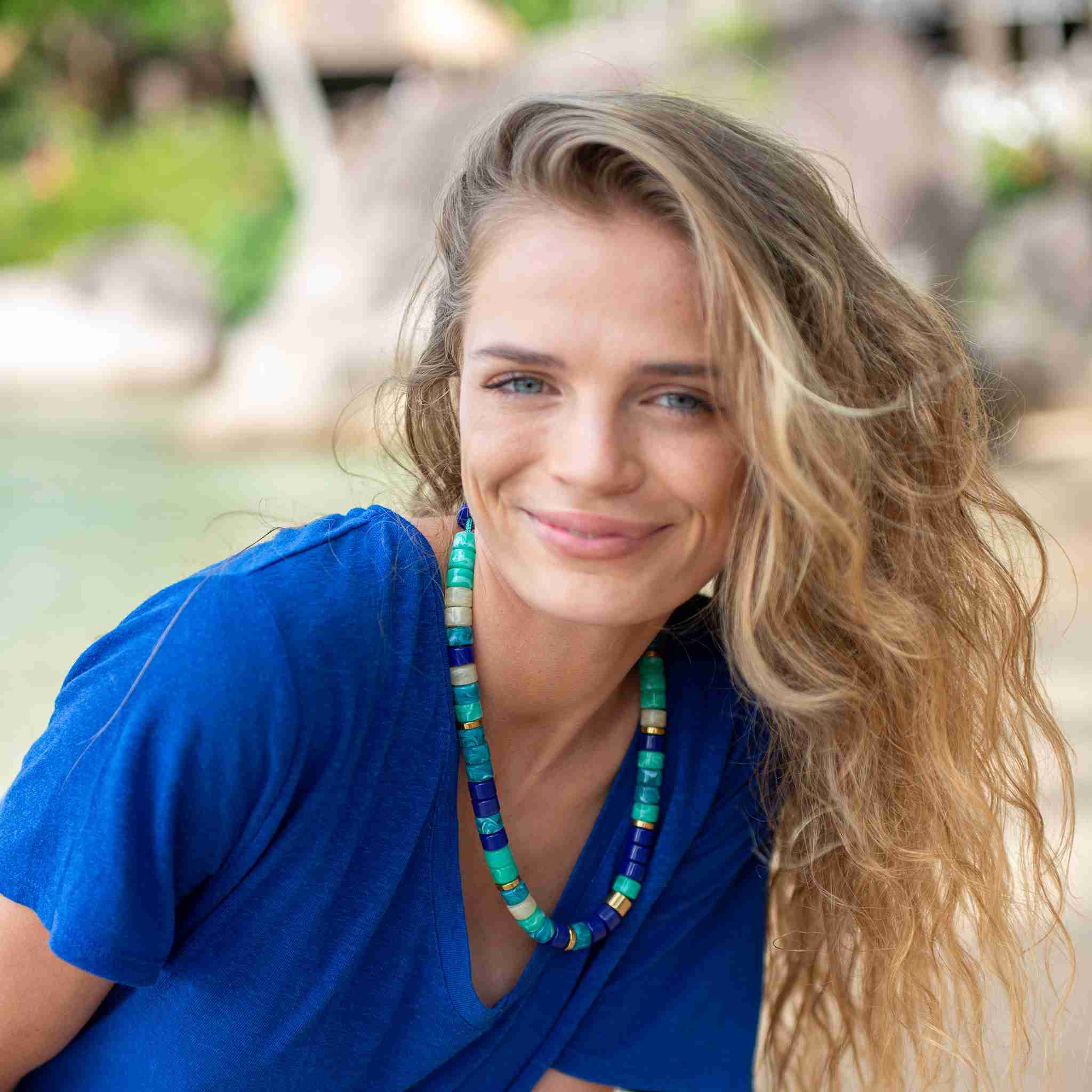 Collier Praia Azul Mix - Parabaya