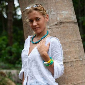 Collier Praia Turquesa - Parabaya