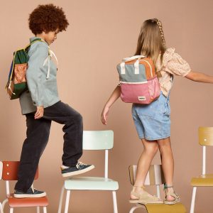 SAC A DOS ARTHUR TRICOLORE SAUGE