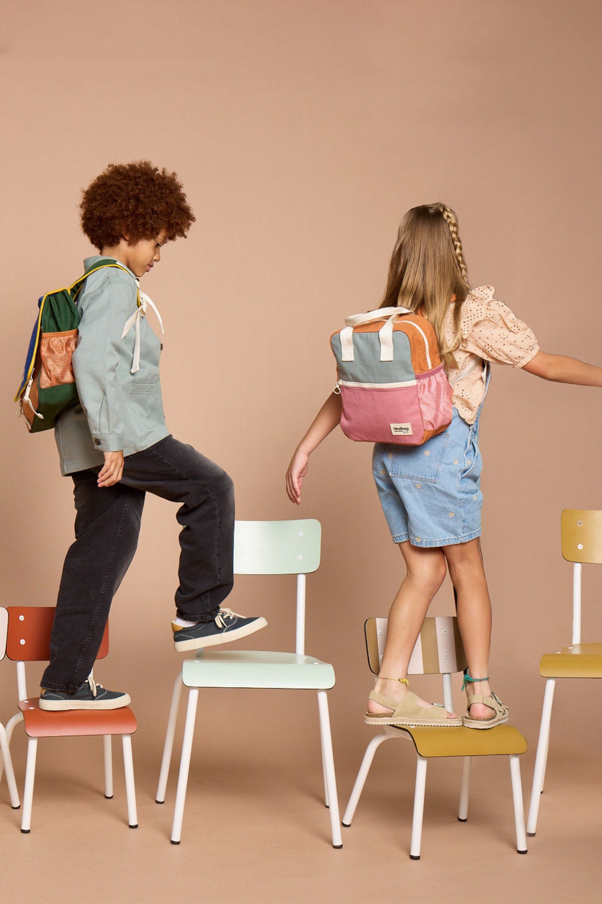 SAC A DOS ARTHUR TRICOLORE SAUGE