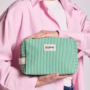 Alternative view of TROUSSE DE TOILETTE LEON RAYURES VERT