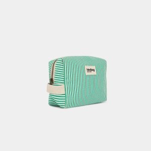 TROUSSE DE TOILETTE LEON RAYURES VERT – Image 3