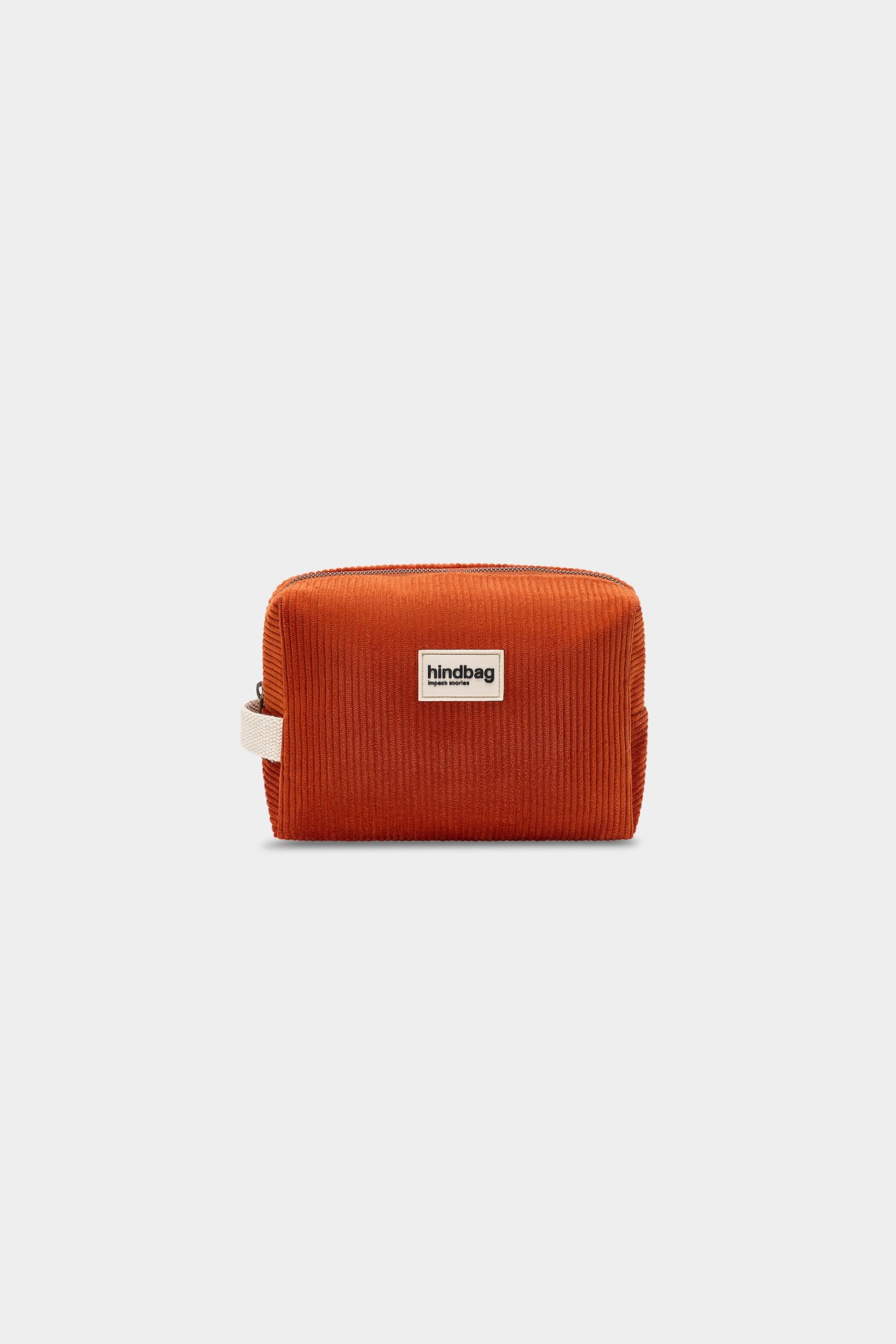 TROUSSE DE TOILETTE LEON VELOURS BRIQUE