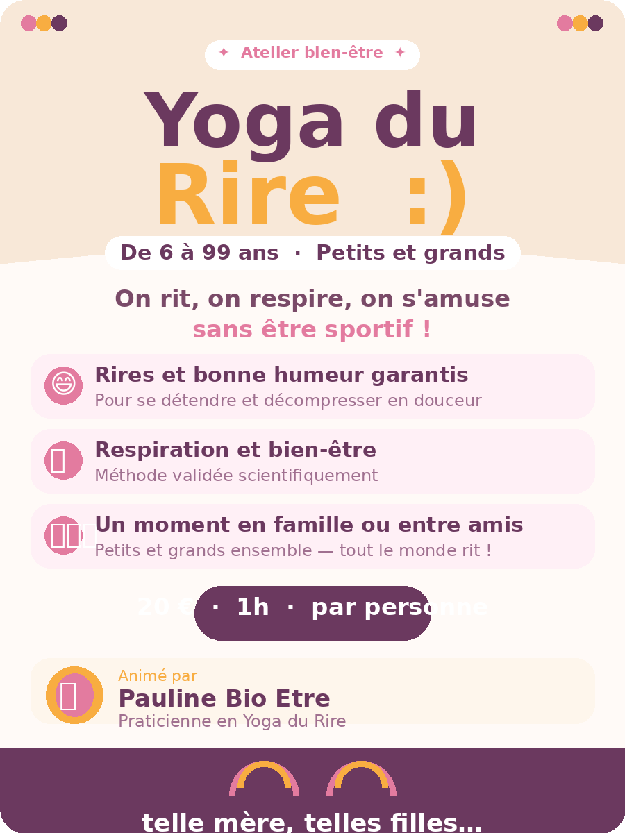 Yoga du rire - Pauline Bio-Etre