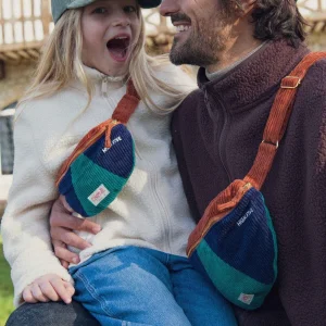 SAC BANANE ENFANT VELOURS VERT HIGH FIVE – Image 3