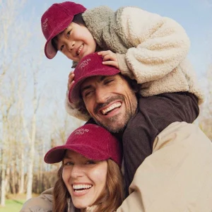 CASQUETTE VELOURS ADULTE BORDEAUX AMOUR FOU
