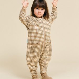 GIGOTEUSE A PIED AVEC MANCHE BROWN CHECKS – Image 3