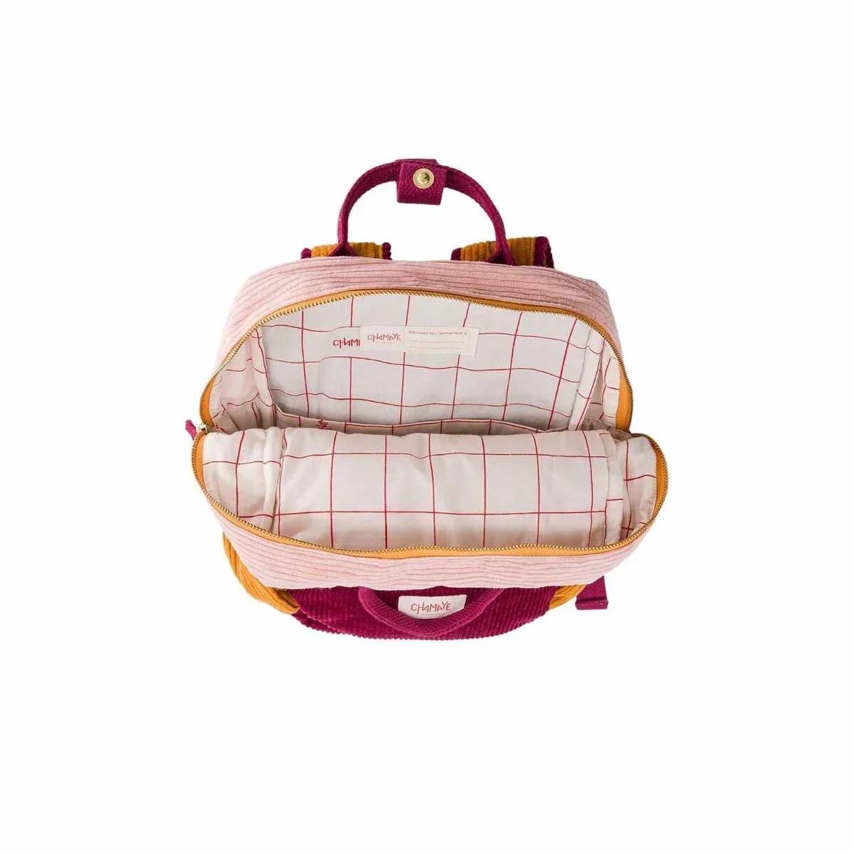 SAC À DOS VELOURS BORDEAUX AMOUR FOU – Image 6