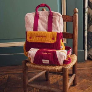 SAC À DOS VELOURS BORDEAUX AMOUR FOU – Image 4