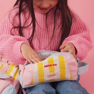 TROUSSE RAYURES JAUNES AMOUR FOU