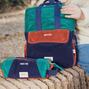 Alternative view of TROUSSE VELOUR CÔTELÉ VERT HIGH FIVE