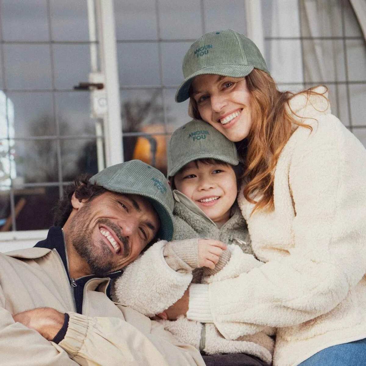 CASQUETTE VELOURS ADULTE VERT AMOUR FOU