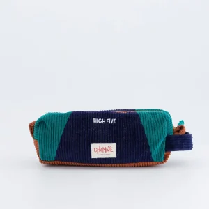 TROUSSE VELOUR CÔTELÉ VERT HIGH FIVE – Image 3