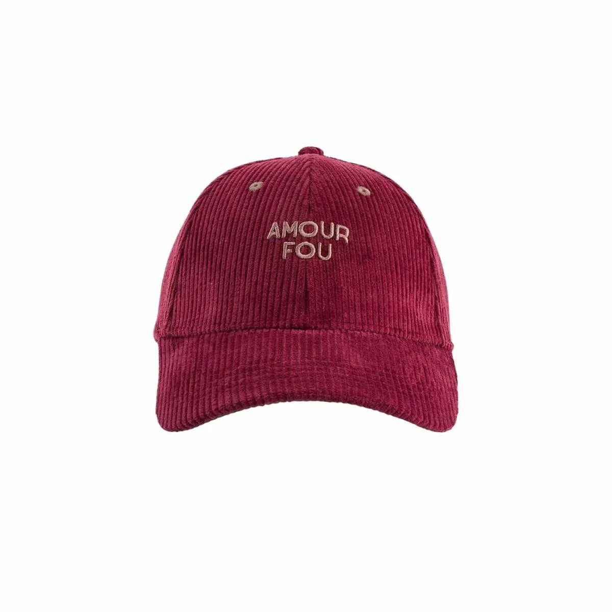 CASQUETTE VELOURS ADULTE BORDEAUX AMOUR FOU – Image 4
